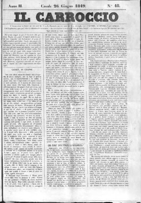 Il Carroccio - Edizione 48 del 26/06/1849